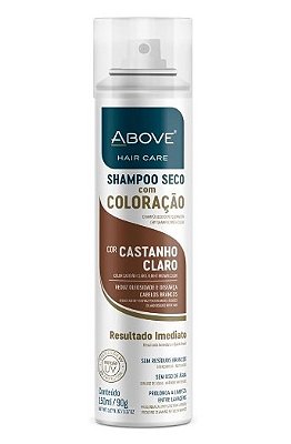 Shampoo A Seco C/ Coloração Castanho Claro 150ml Above