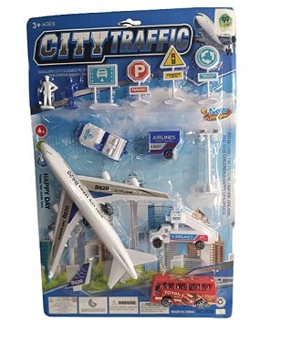 Brinquedo Kit Aeroporto City Traffic Toys24054