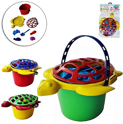 Brinquedo Kit De Praia Tartaruga 080 Divplast
