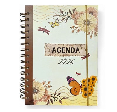 Agenda 2026 21x14cm 168 Folhas 6839