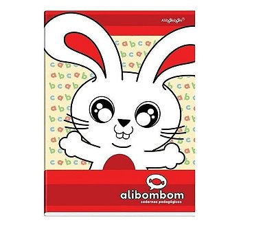 Kit 5 Unid. Caderno Brochura 80 Fls Vermelho Alibombom