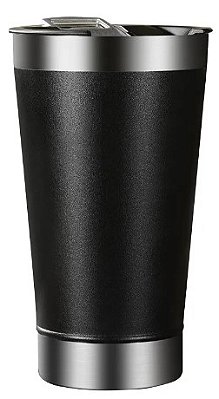 Copo Termico Beer Pints 473ml Preto e Branco