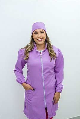 JALECO BASIC COM ZÍPER FEMININO
