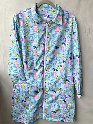 JALECO ESTAMPADO MONSTROS AQUARELA