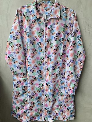 JALECO ESTAMPADO MINNIE AQUARELA