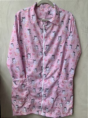 JALECO ESTAMPADO CEGONHA ROSA