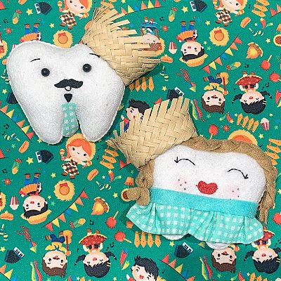 GRUDADINHO DENTINHO CASAL MATUTINHOS - COLEÇÃO SÃO JOÃO