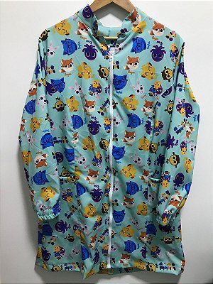 JALECO ESTAMPADO BOLOFOFO VERDE