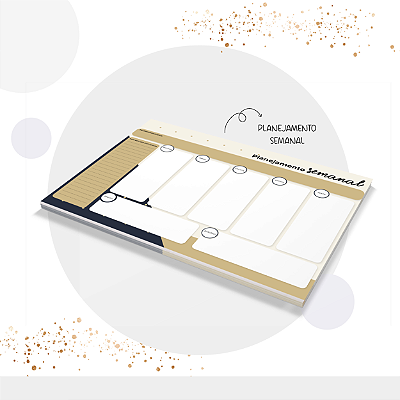 Kit Blocos Planejadores e Anotações Masculino