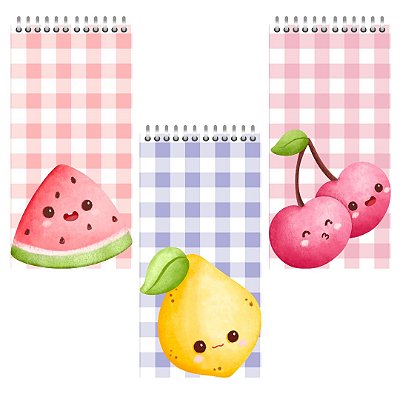 Bloco anotações Frutas