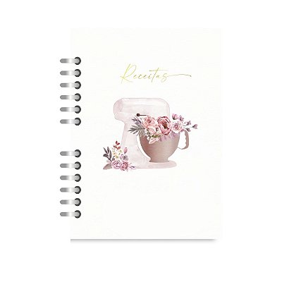 Caderno de Receitas Branco