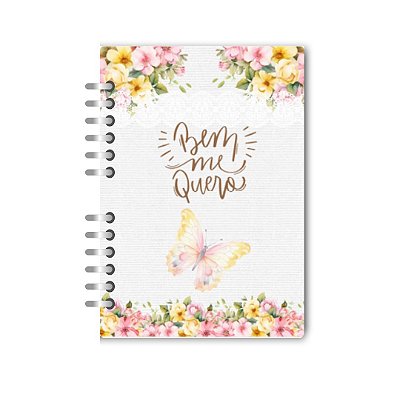Caderno Bem me quero Borboleta