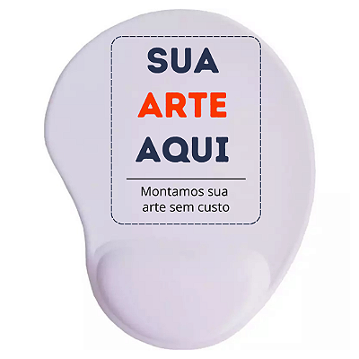 Mouse Pad Gota Com Descanso - Personalizado