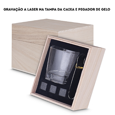 Kit Copo Whisky - Personalizado