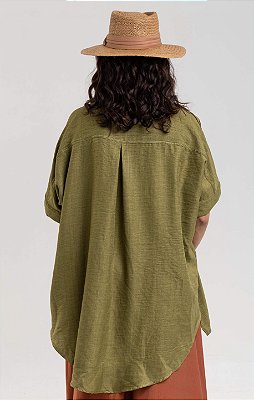 Camisa Gola Padre Verde