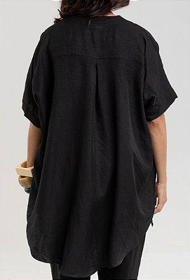 Camisa Gola Padre Preta