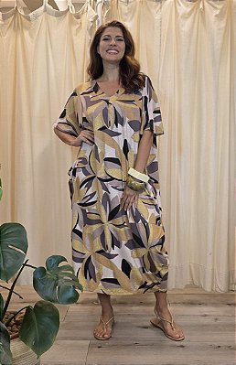 Vestido Malha Gola V Dália Sônia