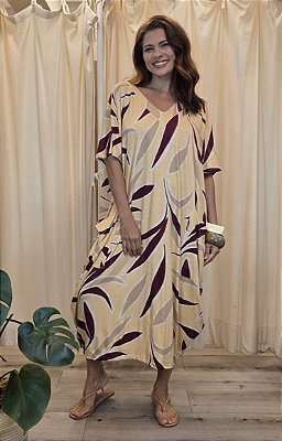 Vestido Malha Gola V Dracena Sônia