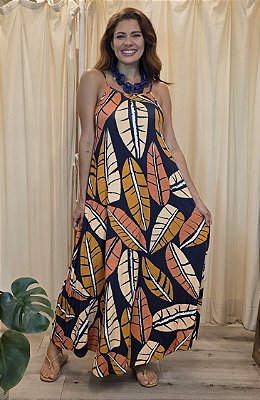 Vestido Longo Alças Cajá Olga