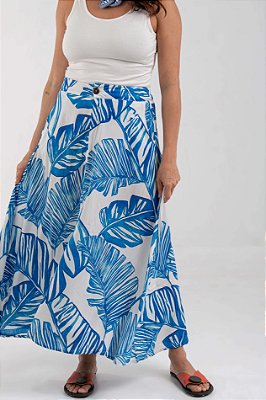 Saia Longa Viscose Tropical