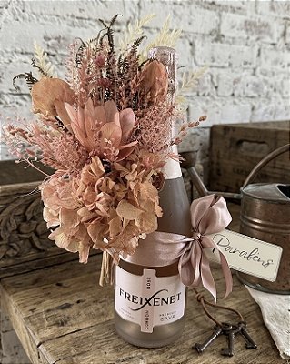Parabéns com Flores e Espumante