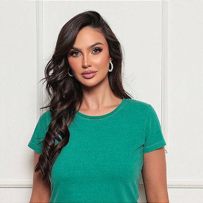 T-Shirt Estonada Verde Jade