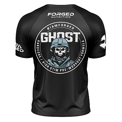 Camiseta Preta Ghost Forged Nutrition