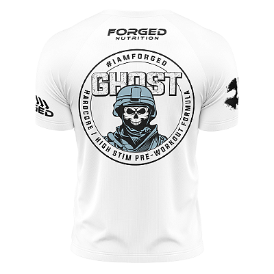 Camiseta Branca Ghost Forged Nutrition