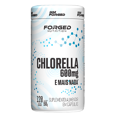 Chlorella 600mg e mais nada 120 Cáps