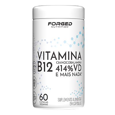 Vitamina B12 414% V.D. e mais nada 60 Vcaps