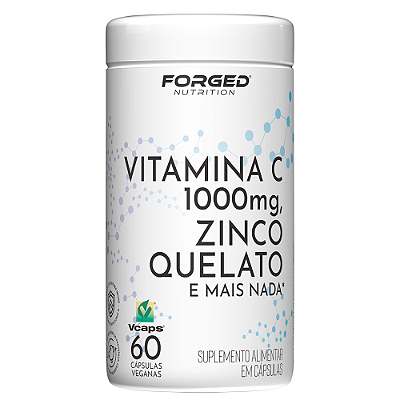 Vitamina C 1000mg, Zinco Quelato e mais nada 60 Vcaps