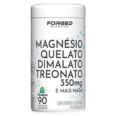 Magnésio Quelato Dimalato Treonato 350mg 90 Vcaps