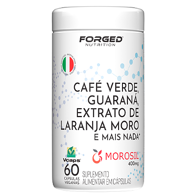 Café Verde, Guaraná e Extrato de Laranja Moro MOROSIL® 60 Vcaps