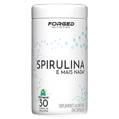 Spirulina 650mg e mais nada 30 Vcaps