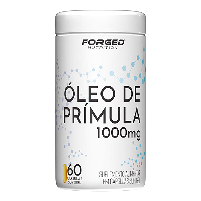 Óleo de Prímula 1000mg 60 Cápsulas Softgel, Suplemento Natural - Equilíbrio Hormonal, Saúde da Pele, Bem-Estar - Forged Nutrition