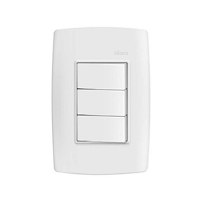 CONJUNTO 3 INTERRUPTORES  SIMON SIMPLES 10A 250V BR 30.937-30