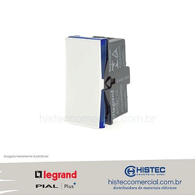 INTERRUPTOR PARALELO 10A BR B.PARAFUSO 611001BC PIALPLUS+