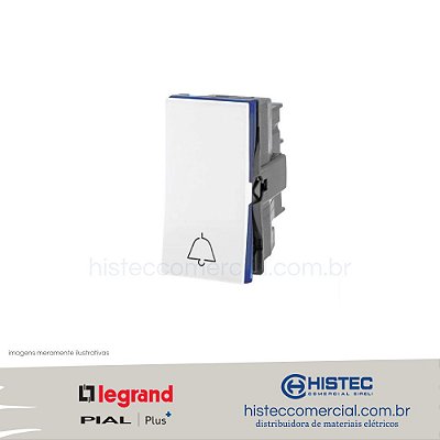 PULSADOR CAMPAINHA 2A BR B.A. 611012BC PIAL PLUS+