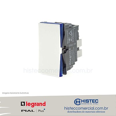 PULSADOR ILUMINACAO 2A BR B.A. 611013BC PIAL PLUS+