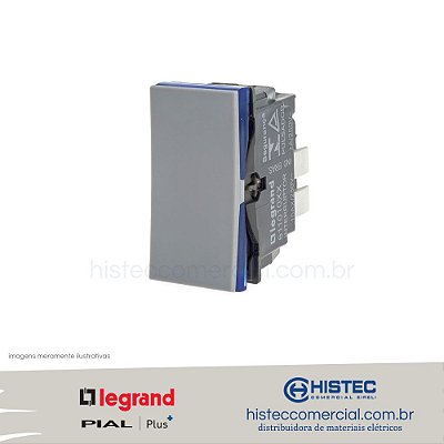 PULSADOR ILUMINACAO 2A CZ B.A. 611013CZ PIAL PLUS+