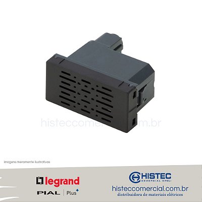 CAMPAINHA CIGARRA 127V PRETO 611040PT PIAL PLUS+