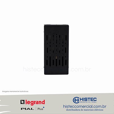 CAMPAINHA CIGARRA 220V PRETO 611041PT PIAL PLUS+