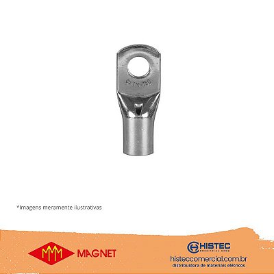 TERMINAL COMPRESSÃO COBRE ESTANHO 6MM2 M6 630400 MAGNET