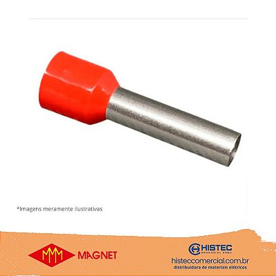 TERMINAL PRÉ-ISOLADO PINO TUBULAR 692806 1,0MM2 8MM VM MAGNET