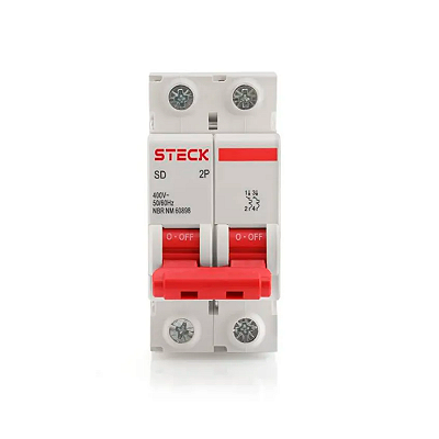 DISJUNTOR BIPOLAR STECK SD-62.C.70 70A 4,5KA