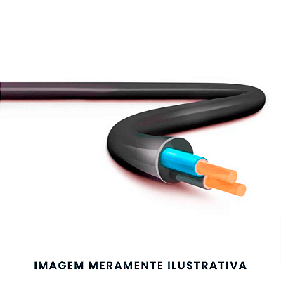 CABO PP SILFLEX 500V  2x0,75MM2 PRETO SIL