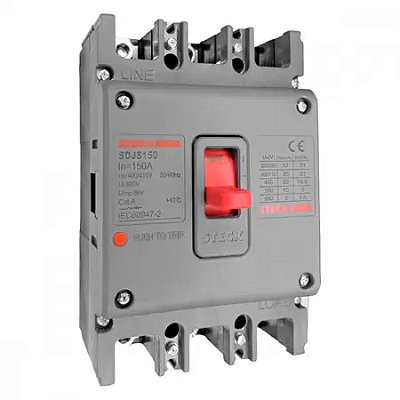 DISJUNTOR CAIXA MOLDADA STECK ASGARD 3P SDJS150 150A 42KA