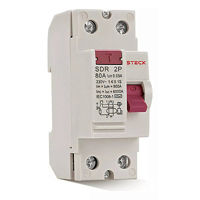 DISPOSITIVO DR STECK 2P  80A 30mA SDR-280003