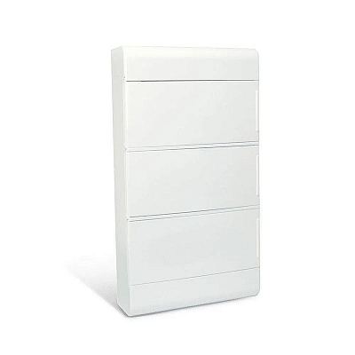 QUADRO SOBREPOR DIN SCS36PO COM PORTA OPACA STECK