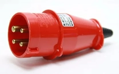PLUG N-4076 4P 16A 380/440V VM STECK
